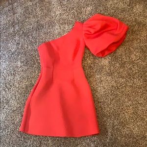 Red One Shoulder Asos Dress